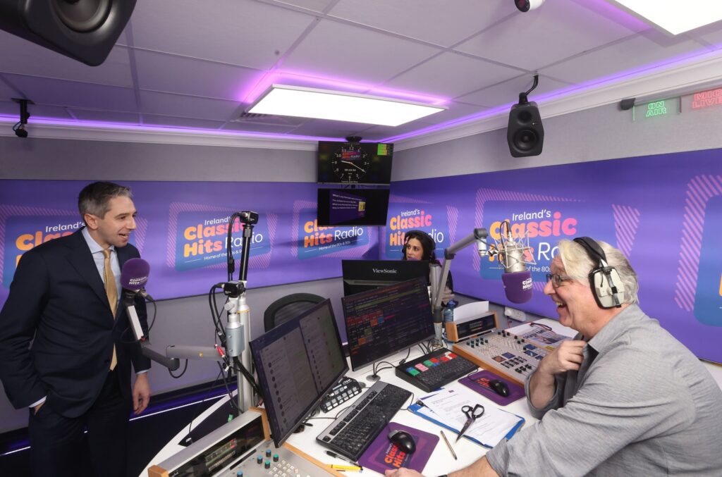 An Taoiseach Simon Harris Launches New Studios for Ireland's Classic Hits Radio