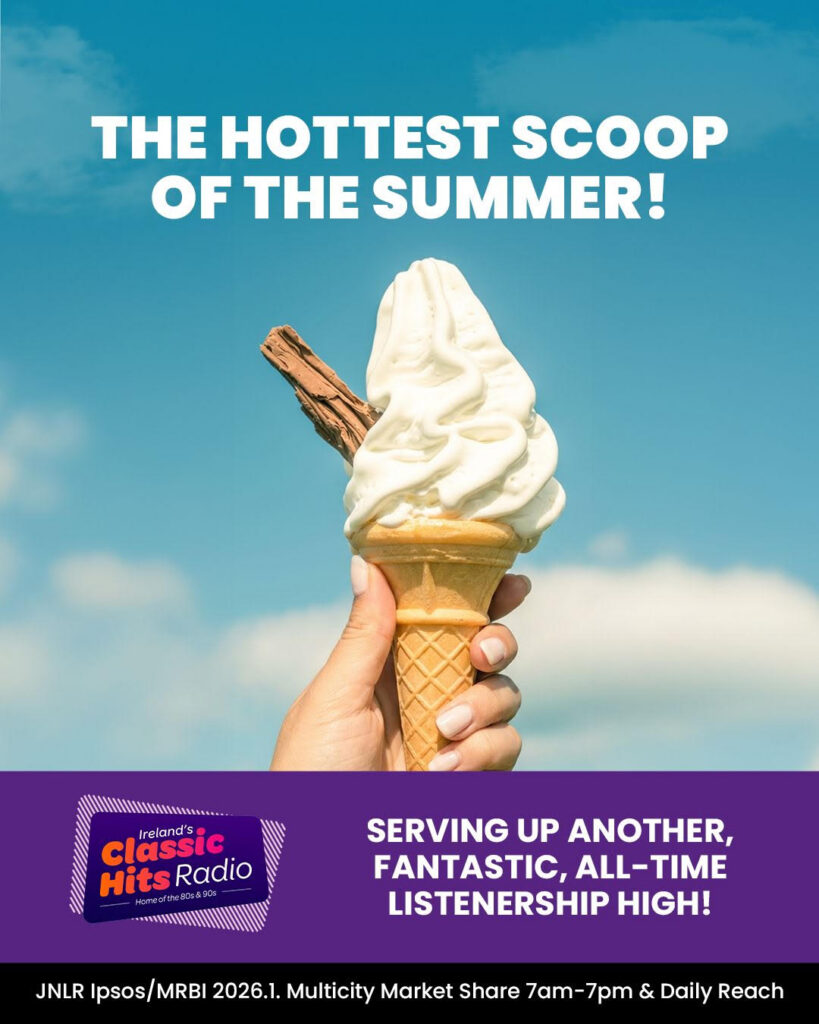 Ireland’s Classic Hits Radio - All-time High Market Share And Daily Listenership